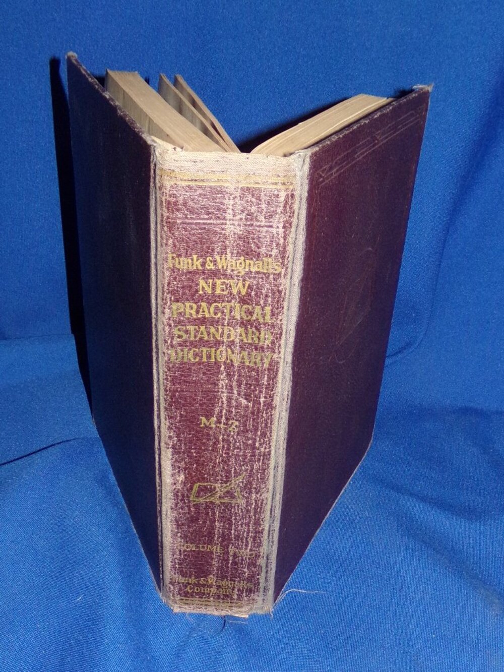 Vintage Funk and Wagnalls New Practical Standard Dictionary- Vol. II M-Z - 1952